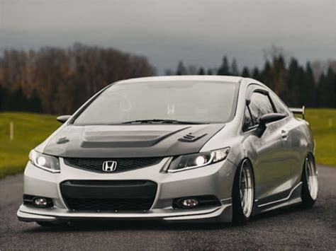 2012 Honda Civic With 17x9 20 Mst Mt07 And 215 45r17 Westlake Sa07 And Air Suspension Custom