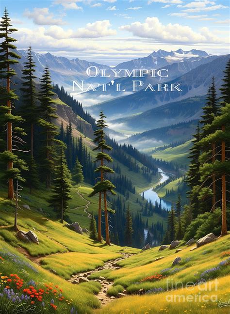 Olympic National Park 2 Digital Art By John Gebhardt Fine Art America