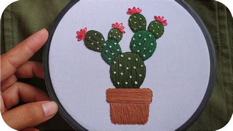 Cactus Embroidery Pattern Embroidery For Begginers Let S