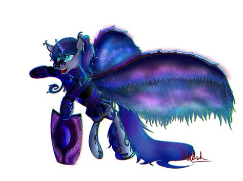 1405788 Safe Artistruby Dusk Characterprincess Luna Species