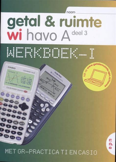 Getal En Ruimte Havo A Deel Deel Werkboek I Website