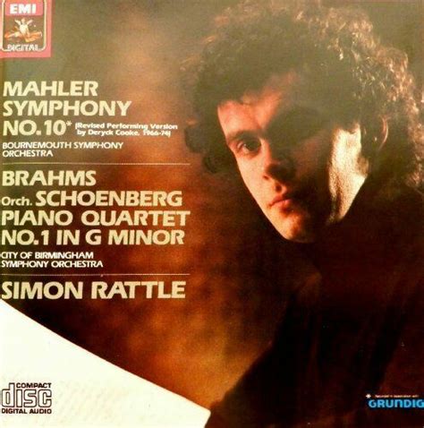 Simon Rattle Mahler Symphony No Schoenberg P Cd For Sale Online