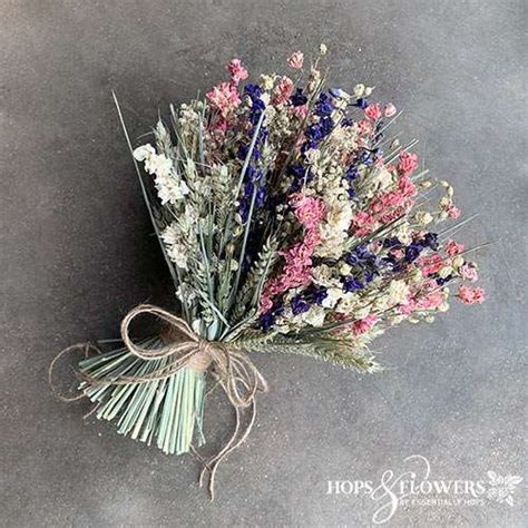 Larkspur - Dried Flowers Wedding Collection - Table Flowers | Dried ...