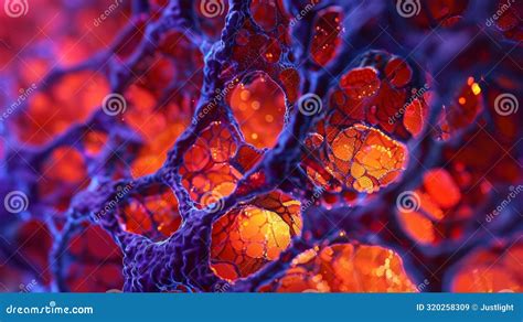 microscopic image   peritubular capillaries  tiny vessels