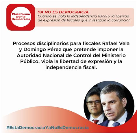 Ya No Es Democracia Cuando Se Viola La Independencia Fiscal Y La Libertad De Expresión De