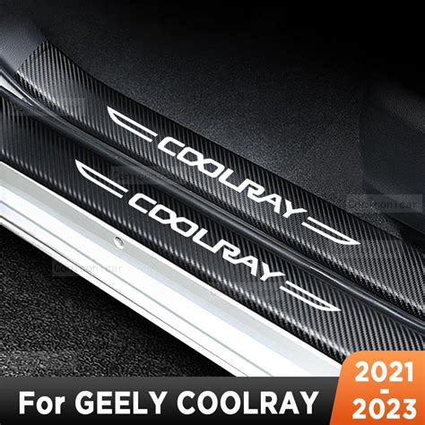 Sat N Al N For Geely Coolray Car Door Sills Scuff Plate Threshold