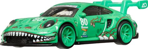 Amazon ホットウィール Hot Wheels カーカルチャー レースデイ レキシー ポルシェ GT R 乗り物おもちゃ ミニカー 歳から グリーン