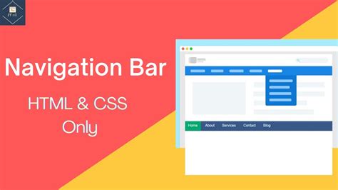 How To Create A Navigation Bar Using HTML And CSS Navigation Bar