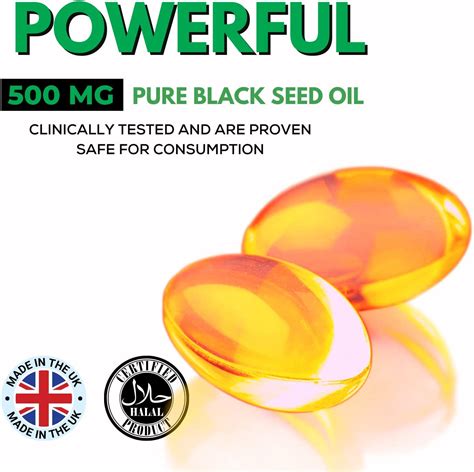 Black Seed Oil Capsules Herbal Hakeem