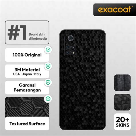 Jual EXACOAT Poco M4 Pro Premium 3M Skin Garskin Model Cut