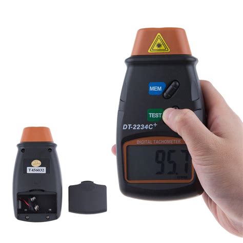 DT2234 Digital Laser Non Contact Photo Tachometer RPM Measurer