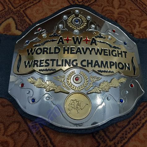 AWA WORLD HEAVYWEIGHT WRESTLING CHAMPIONSHIP BELT (4mm Zinc)