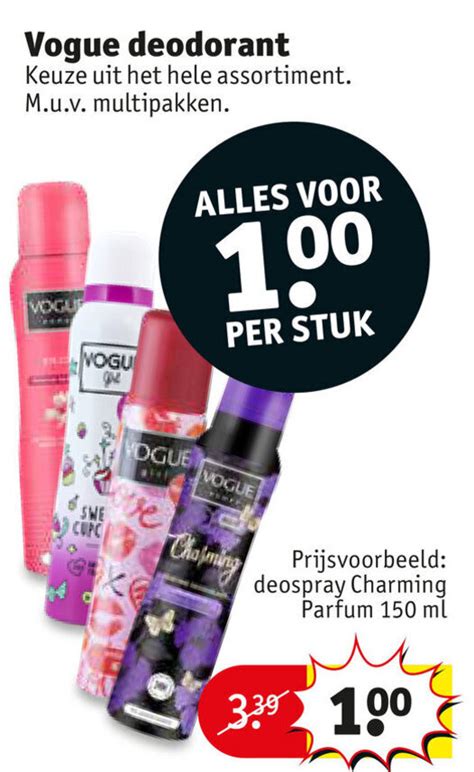 Vogue Deodorant Aanbieding Bij Kruidvat