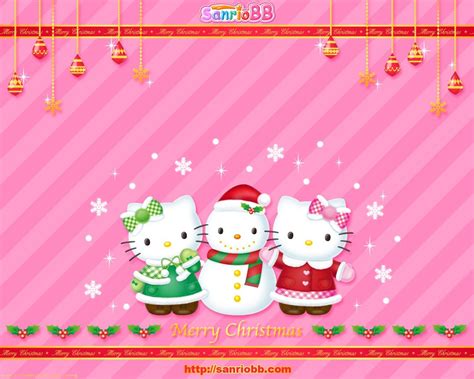 🔥 [60+] Hello Kitty Merry Christmas Wallpapers | WallpaperSafari