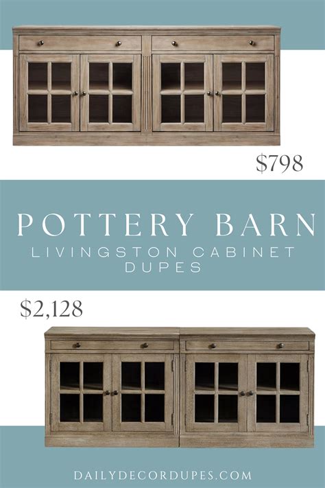 Pottery Barn Livingston Cabinet Dupe Interior Design For Beginners