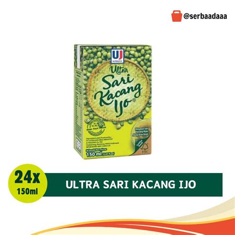 Jual Ultra Sari Kacang Ijo Ml Dus Isi Pcs Shopee Indonesia