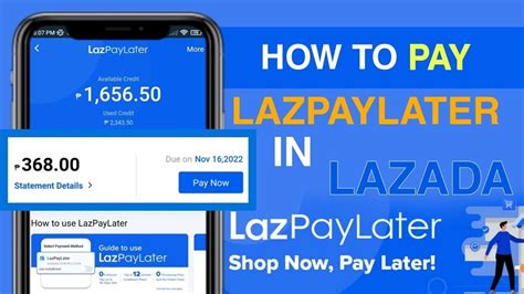 Lazpaylater How To Pay Lazpaylater In Lazada Updated Youtube