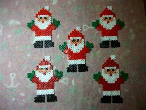 Santa Claus Christmas Hama Perler Beads By Nath Hour P Rlor P Rlv V