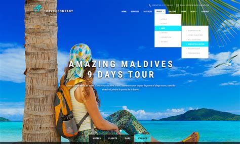 Travel - Bootstrap template ID: 300111895 from bootstrap-template.com