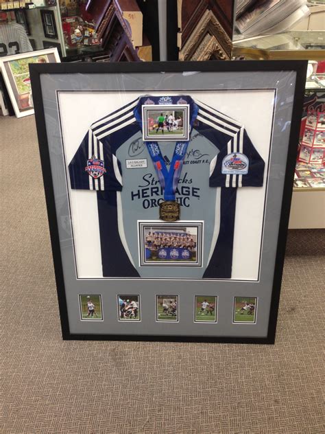 Jersey With Metal And Photos Framed Jersey Shadow Box Jersey Sports