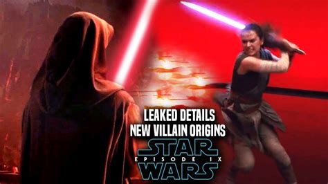 Star Wars Episode Villain Backstory Revealed Leaked Details Youtube