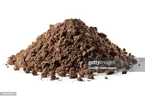 Pile Of Dirt White Background Photos And Premium High Res Pictures