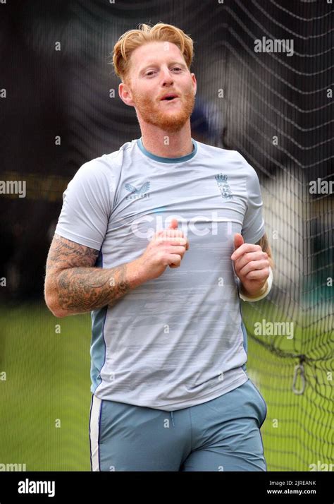 England S Ben Stokes During A Nets Session At Emirates Old Trafford