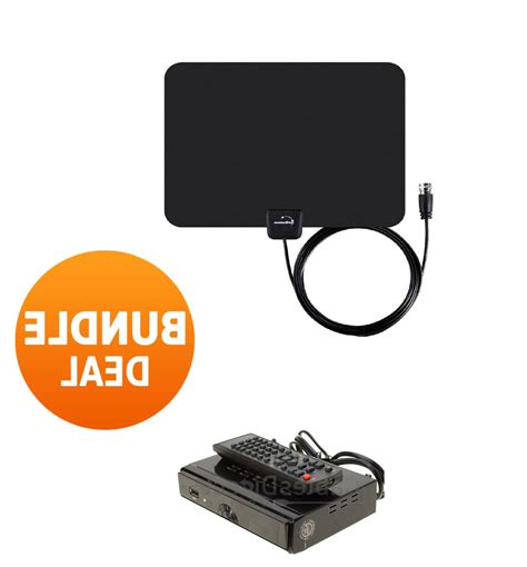 Digital Indoor Leaf Flat TV Antenna HDTV DTV