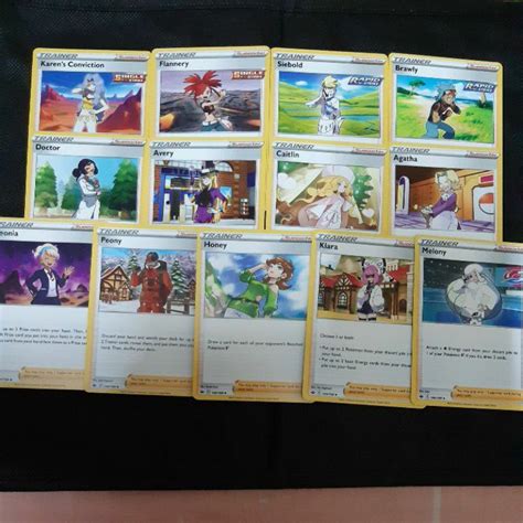 Pokemon Card Tcg Chilling Reign Trainer Flannery Siebold Brawly