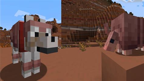 Minecraft Snapshot 24w03a New Armadillo Texture And Armor Texture Youtube