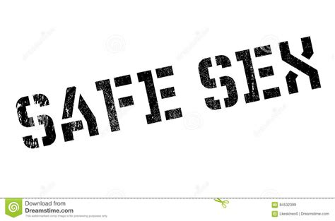 Safe Sex Rubber Stamp Stock Illustration Illustration Of Protect 84532399