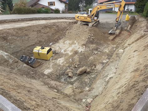 Baugrubenaushub EFH Emmenegger Ein Projekt Der Stalder Tiefbau AG