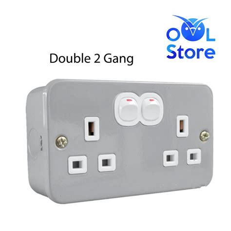 Socket Single Double Metal Clad Switch Socket Gang Gang Sirim