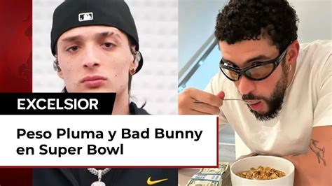 Peso Pluma Y Bad Bunny Fueron Captados Juntos En Super Bowl Youtube