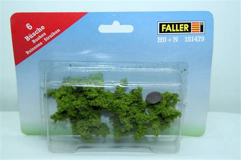 FALLER 181479 Büsche grün Höhe ca 4 cm 6 Stück für Spur H0 mit