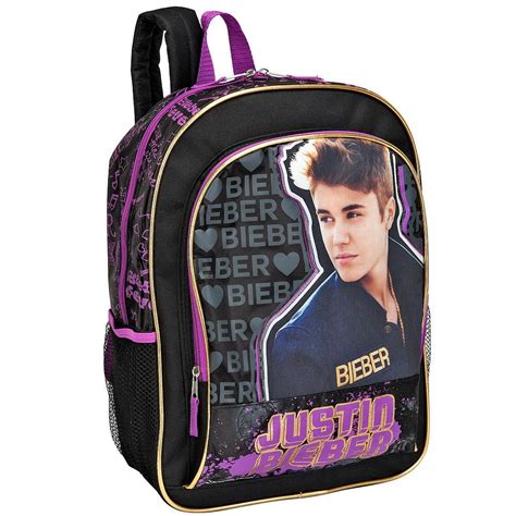 Justin Bieber Backpack Cool Stuff To Buy And Collect