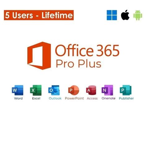 Microsoft Office Pro Plus Pro Pc Mac Ios Android Aukro