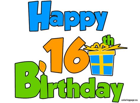 clipart 16th birthday 9 free Cliparts | Download images on Clipground 2025