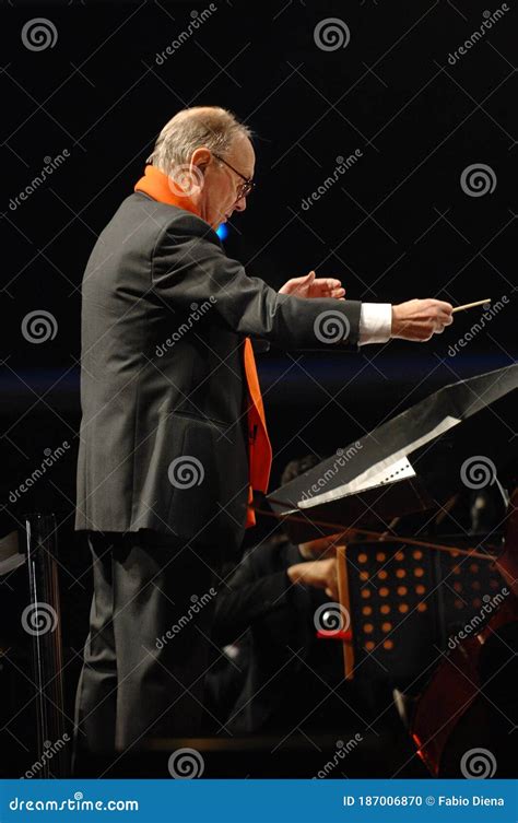 Ennio Morricone during the Concert Editorial Image - Image of career ...