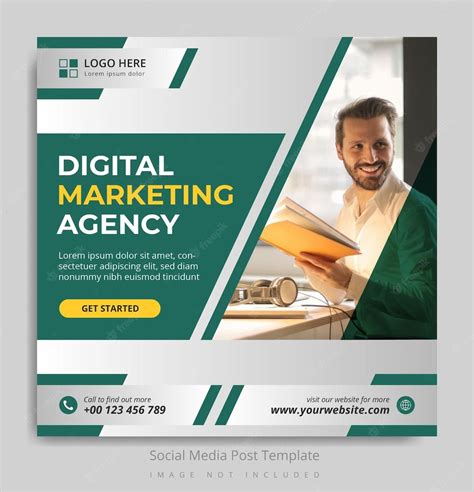 Premium Vector Digital Marketing Agency Social Media Post Template