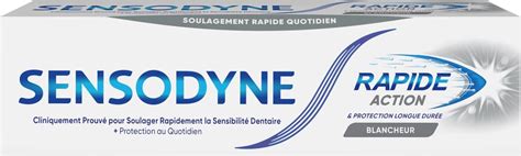 Sensodyne Dentifrice Rapide Action Blancheur Sensibilité Dentaire