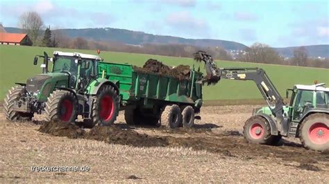 Miststreuen Fendt Vario Tebbe Fendt Vario Youtube