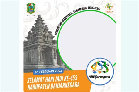 Twibbon Hari Jadi Kabupaten Banjarnegara Ke Tahun Terkeren