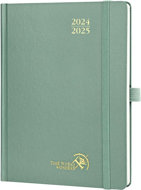 POPRUN Kalender 2025 Buchkalender Aug 2024 Dez 2025 Hardcover Ca A5