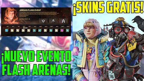 EVENTO FLASH ARENAS RECOMPENSAS SKINS GRATIS DESAFÍOS Y MÁS APEX