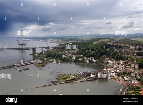 Queensferry bridge aerial hi-res stock photography and images - Alamy