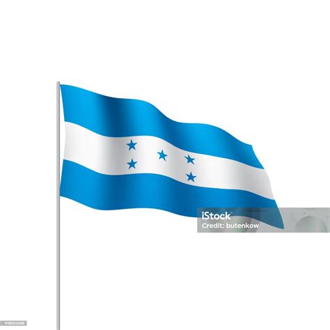 Vetores De Bandeira De Honduras Ilustração Vetorial E Mais Imagens De Abstrato Abstrato Azul