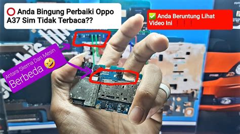 Oppo A37 Kartu Sim Tidak Terbaca Sim Card Not Working How To