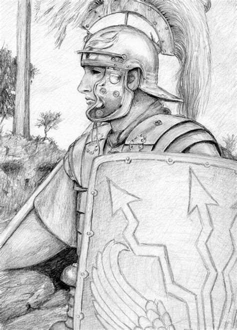 How To Draw A Roman Soldier Drawing Word Searches