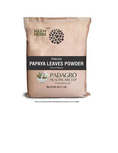 Papaya Leaves Powder Packet At Rs Kg In Burhanpur Id